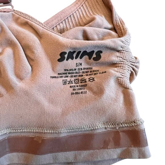 SKIMS Seamless Sculpt Bralette Nude, S/M, New Without Tag - Picture 6 of 6
